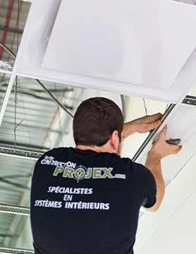 plafond suspendu résidentiel